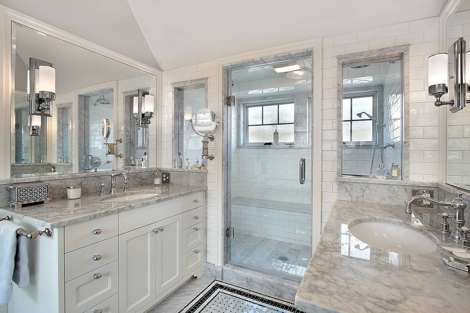 Carrara Marble Bathroom - Primestones® Granite, Quartz, Marble