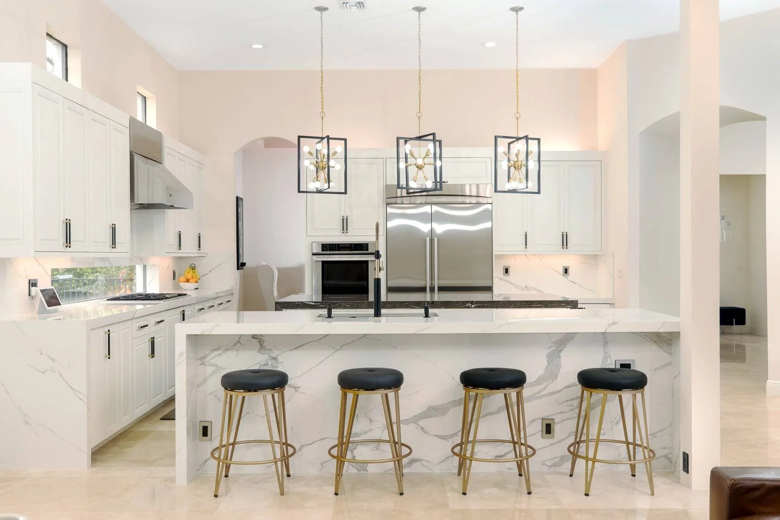 Porcelain 101 3 Statuario Porcelain Full Kitchen