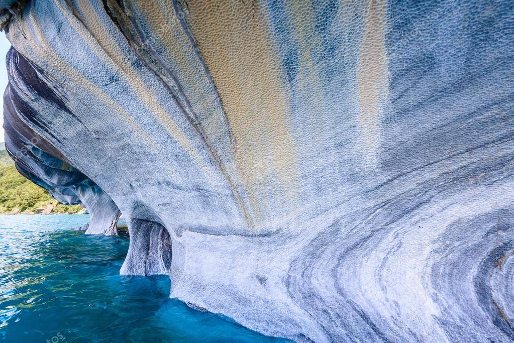 Marble Caves of lake General Carrera (Chile)