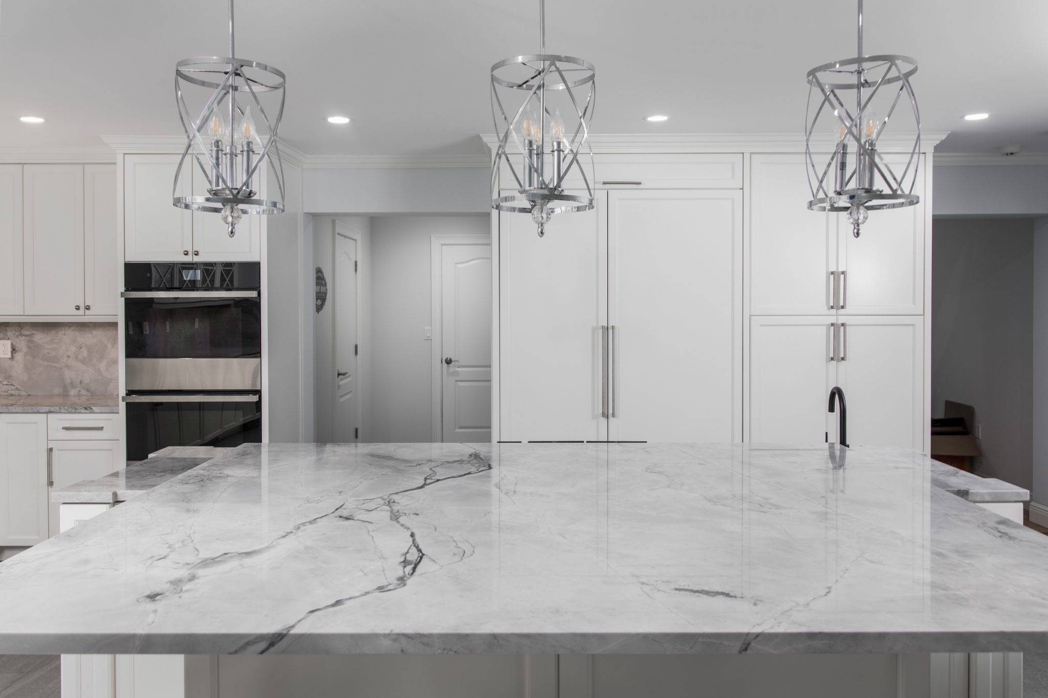 super white calacatta dolomite kitchen 12