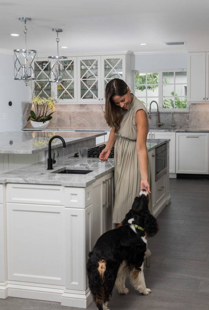 Super White Calacatta Dolomite Kitchen