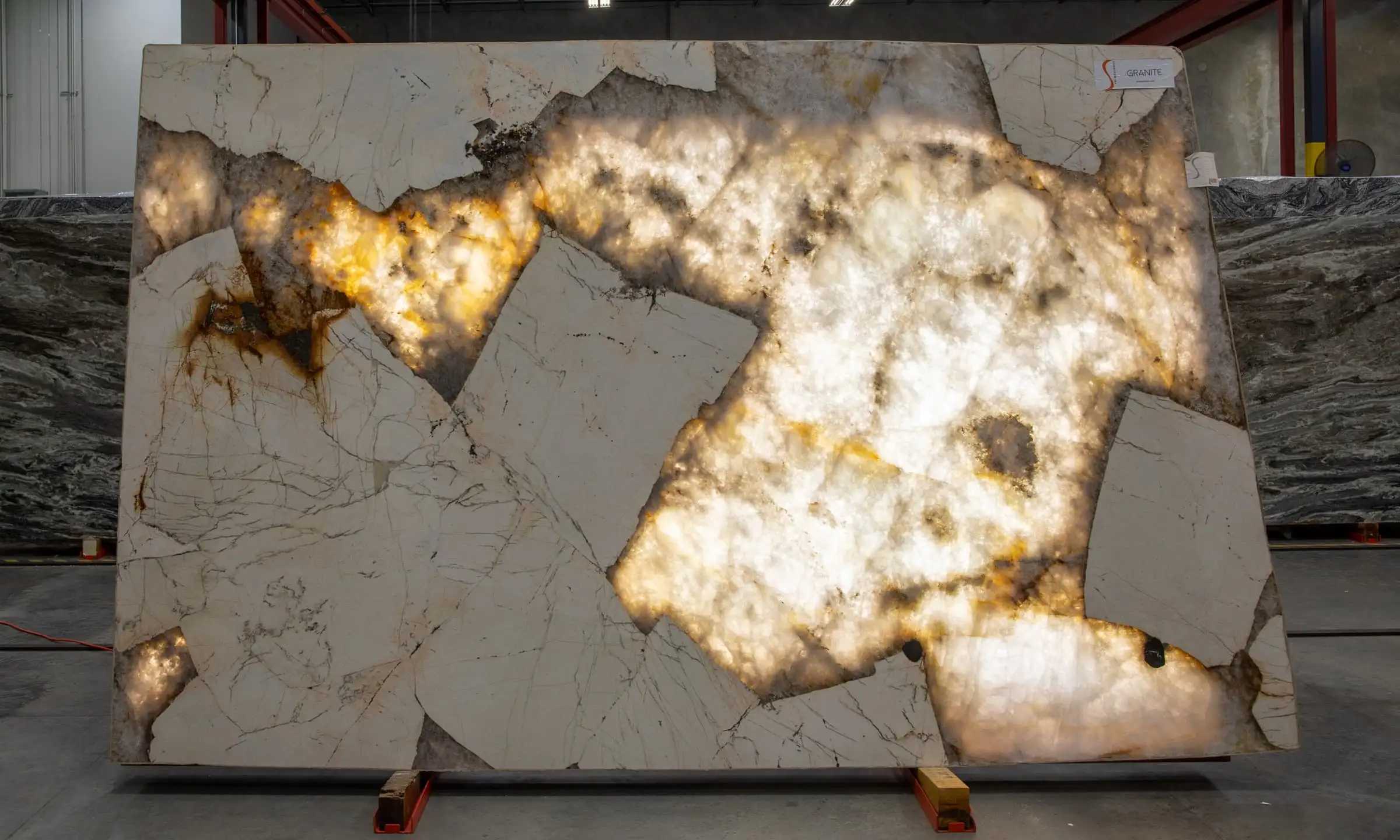 Stone Translucency and Backlighting 4 Patagonia Backlit - Partial Translucency