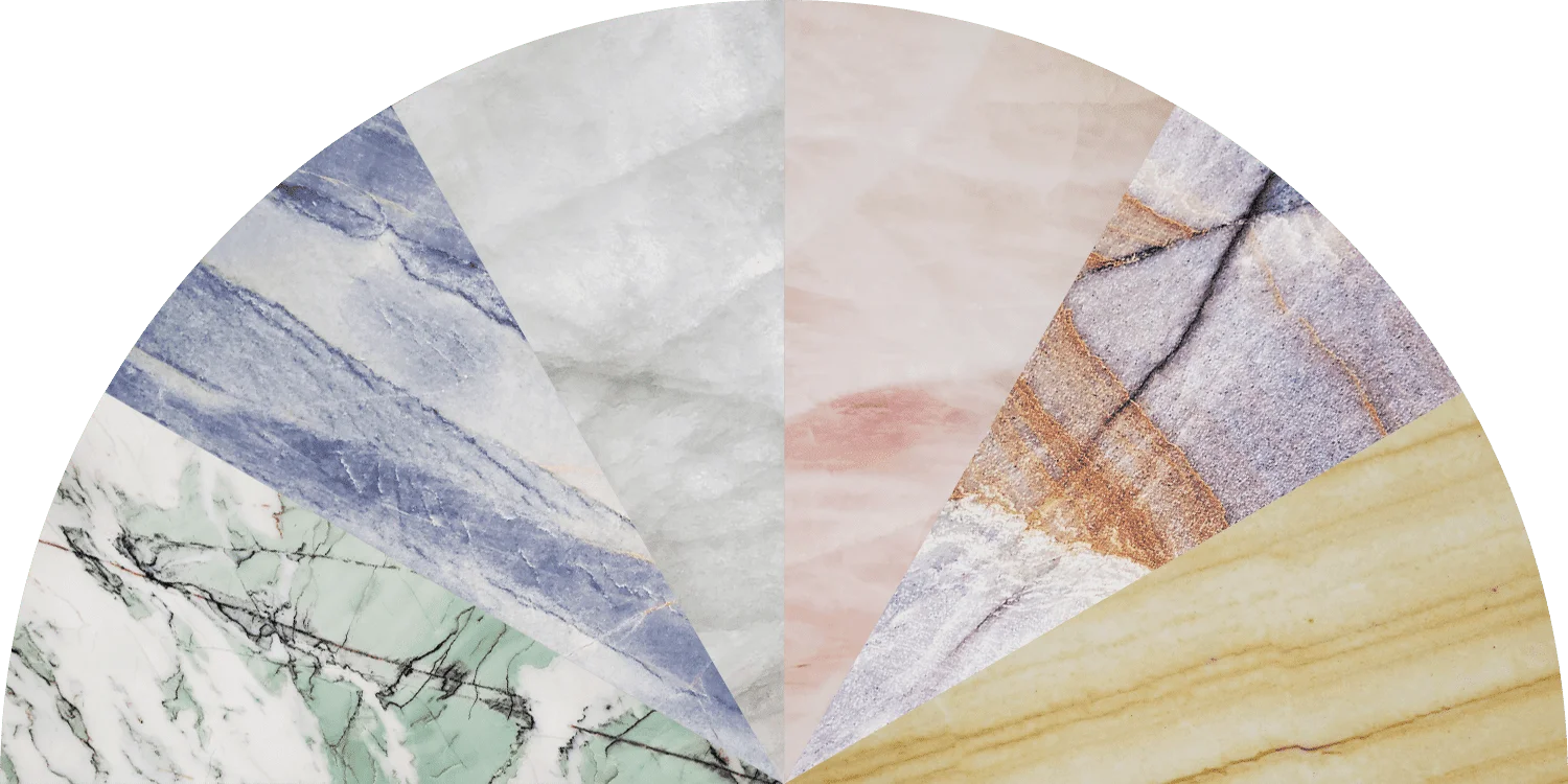 The Colors of Quartzite 1 Van Gogh Quartzite Bookmatch