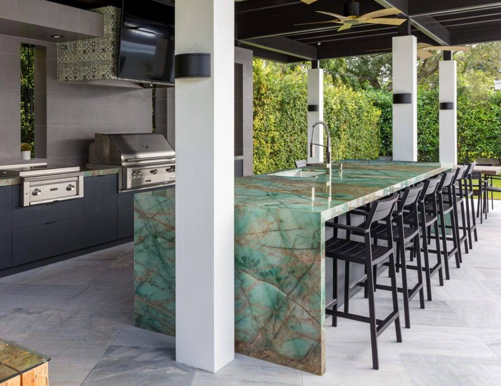 brazilian amazon quartzite outdoor kitchen 5