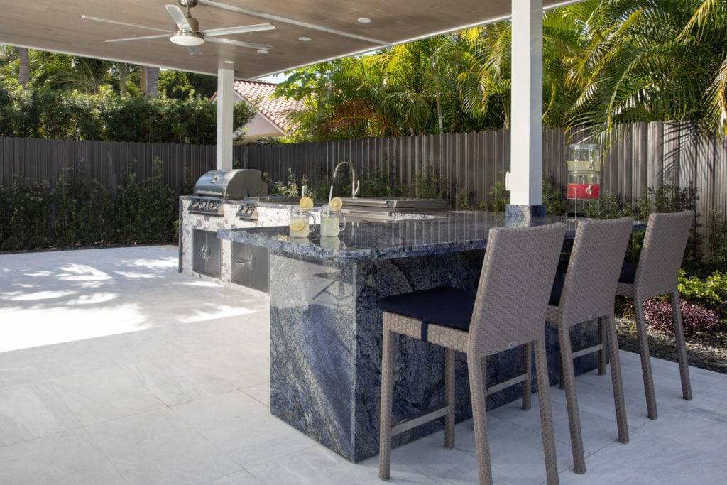 Blue Bahia Granite Kitchens – Outdoor Kitchen