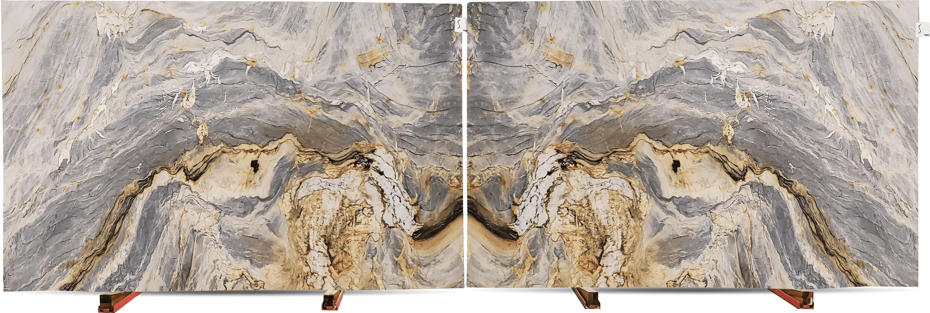Van Gogh Quartzite Bookmatch