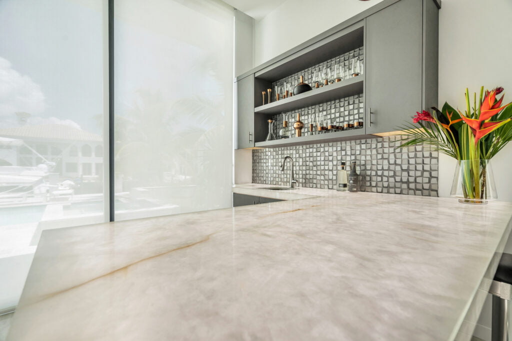 Sea Island Home Cristallo Quartzite Bar 5