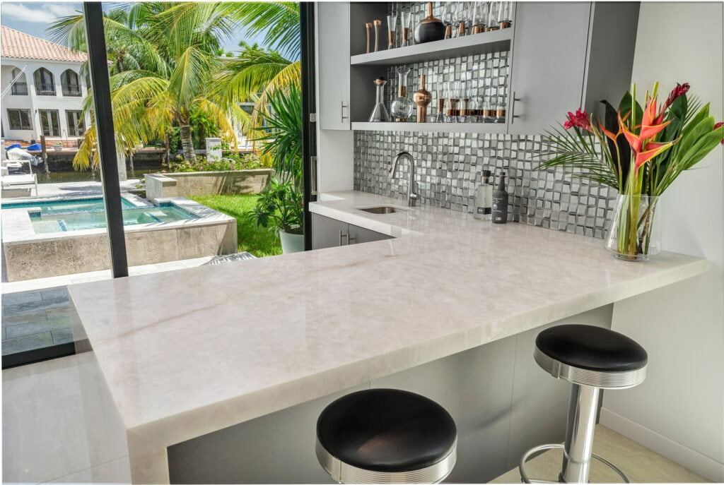 Sea Island Home Cristallo Quartzite Bar 9