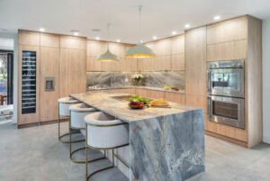 IJen Blue Quartzite Kitchen